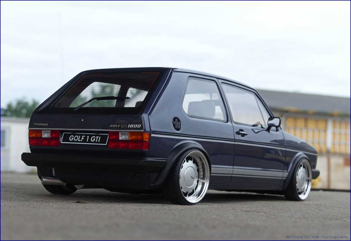 1:12 Tuning VW Golf 1 GTI MK1 1.8L Pirelli mit 3tlg.Echt-Alufelgen [Pirelli]